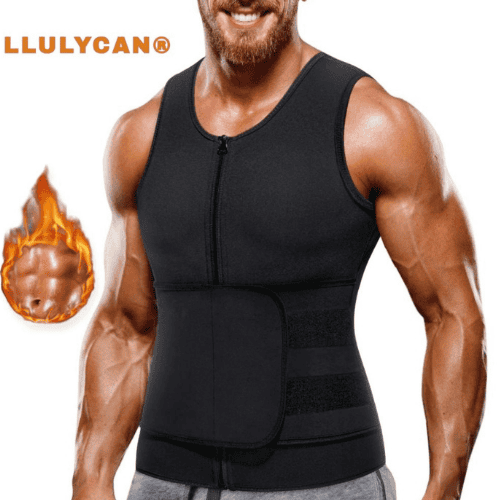 Chaleco de entrenamiento de cintura 2 en 1 para hombre LlulyCan® LlulyCan