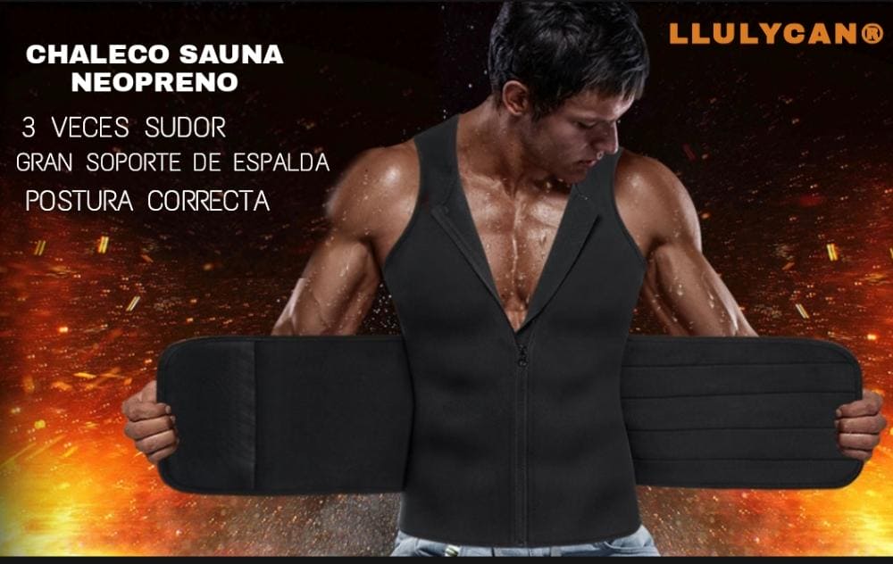 Chaleco de entrenamiento de cintura 2 en 1 para hombre LlulyCan® LlulyCan