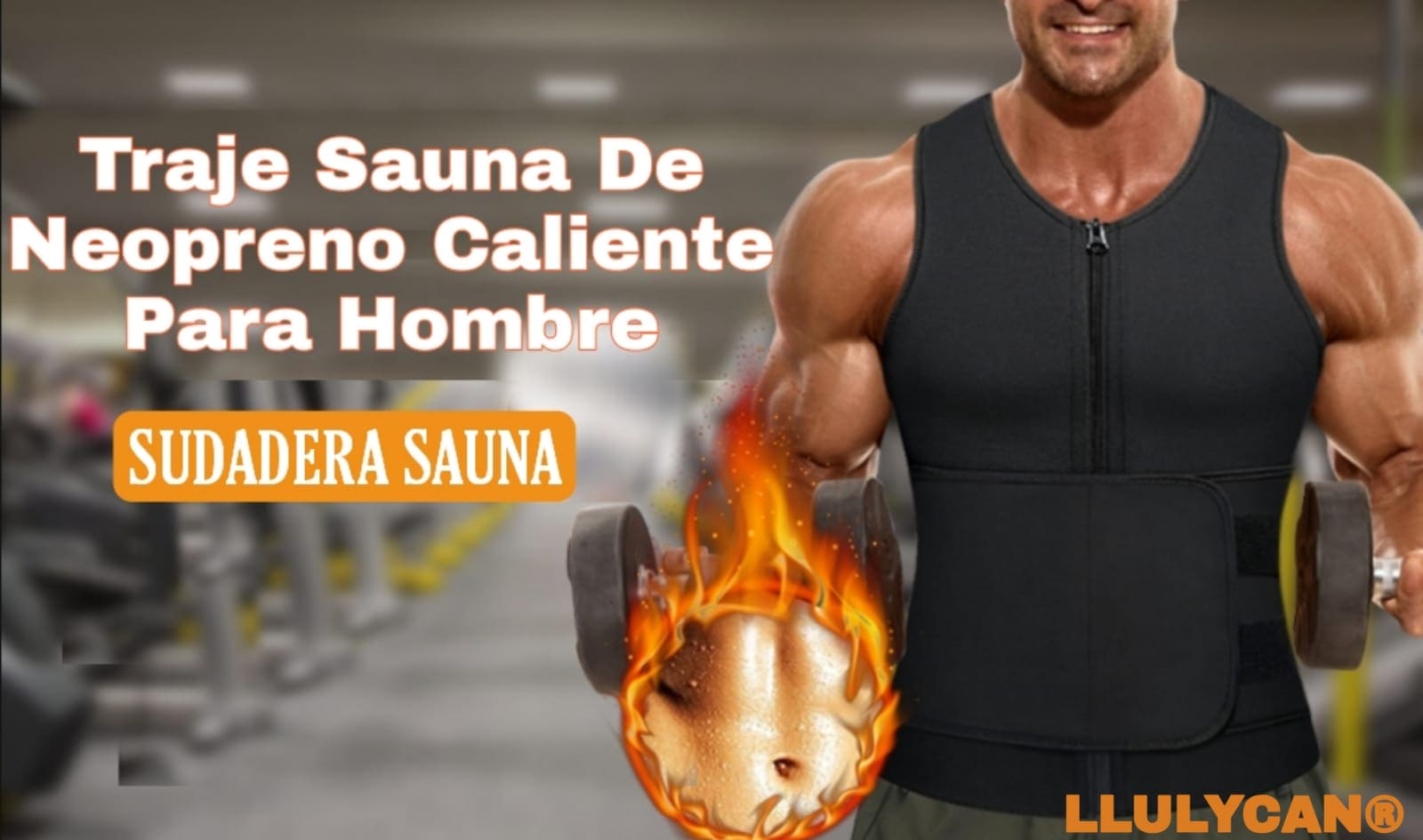 Chaleco de entrenamiento de cintura 2 en 1 para hombre LlulyCan® LlulyCan